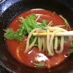 一頭買焼肉 玄 - 麺もつけ汁もぬるい仕様！