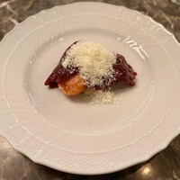 Rossi - 馬肉ロースのカルパッチョ 季節のフルーツと一緒に