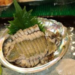 海老寿司 - アワビの刺身