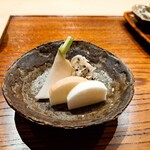 明寂 - ⚫漬物（長芋、蕪）