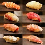 Sushi Minoki - 握り(詳細はクチコミに記載)