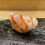 鮨旬美西川 - 車海老(茹で)