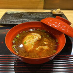 鮨旬美西川 - 卵の味噌汁