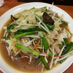 千里飯店 - 肉野菜炒め