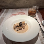 ラ シャッス - ❹茨城県産日本キジ胸肉の低音加熱、セップ茸、ポルチーニ、ムカゴ、ヤマ栗、静岡県産黒トリュフ（松露）