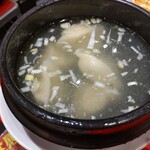 大阪王将 - スープ餃子のまあ、優しい味と食感♥