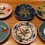 中国菜 エスサワダ - 九谷の豆皿たち