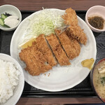 Sakura Shokudou - 『チキンカツ定食』￥710＋『アジフライ』￥190＝￥900