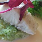 鱸のローストのアップ