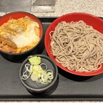 名代 富士そば - 『ミニかつ丼セット』￥670