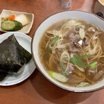 Soba Dokoro Eiraku An - 肉南そば＆おにぎり小