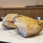 天ぷら たけうち - 椎茸と帆立