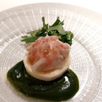 ポンテ ベッキオ - 最初のお料理。イクラ、鰤タルタルとカブがこんなに合うとは…