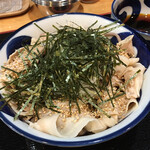 蕎麦とラー油で幸なった。 - 