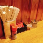 らーめん のぶ - 卓上