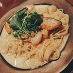 エルフリオ - カボチャと小エビのクリームスパゲッティ (1,100円・税込)