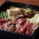 Domestic beef Sukiyaki