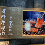 尾崎牛焼肉 銀座 ひむか - お店の看板