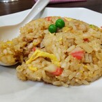 打ち立て中華そば 伊蔵八 - 中華そば(醤油)と週替わりごはん 1000円、週替わりごはんは半チャーハンになります