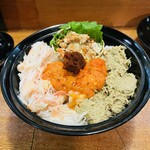 Ajigo Yomi Ambe - 5部構成の豪華なカニ丼！絶対に来年も食べに来ます♡♡♡(๑'ڡ'๑)୨