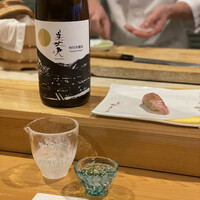 難波 鮨 栞庵 やましろ - 金目鯛　日本酒