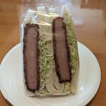 パパサンドのお店 はとぽ - ドデカハムカツ