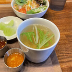 アジアンバルWill - スープ。美味し。