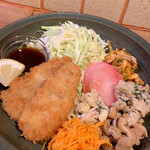 シフク食堂 - アジフライ定食１１００円