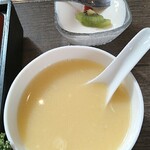 青蓮 - スープ、ミニデザート