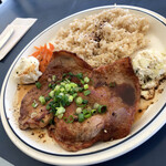 グラスホッパーカフェ - レディースダニエルポークソテー。(玄米)