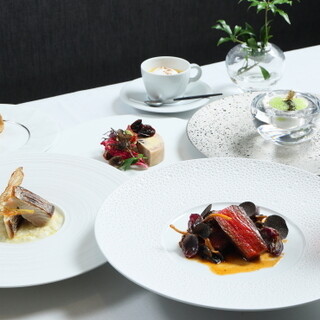 Modern French cuisine with a feel of the four seasons