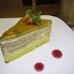 気持ちお外ミルクレープだったので