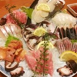 Shishidokoro Takeda - 近藤さん、吉井さんと西新橋で魚食ってます。いいネタが揃っています。