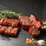 シャカ　ジェーワイ - 料理写真:国産牛ヒレとA5ランク松阪牛