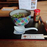 そば処 な佳しま - 悩んだ末の山菜蕎麦。