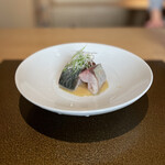 日本料理FUJI - 鯖のオイル蒸し焼きと藤枝産玉取茸