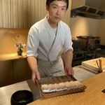 日本料理FUJI - 白甘鯛の炭焼き準備完了