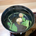 うなぎと炭焼 久松 - お吸い物
