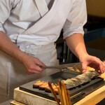 日本料理FUJI - 完成！鉄串をクルクルと抜く