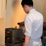 日本料理FUJI - 初めにオイル蒸し