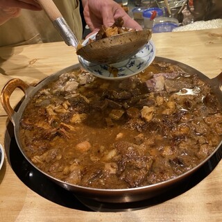 ``Beef offal stew'' made with special care
