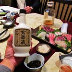 一丁豆腐料理 - お刺身と特別な醤油
