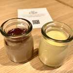 ビーフキッチン - デザートで選択　チョコレートプリン・京卵プリン