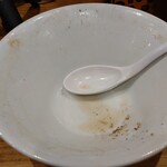 煮干し中華そば 一剣 - ごちそうさまでした