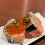 酒肴場 屯 - 八戸前沖さば棒寿司¥250