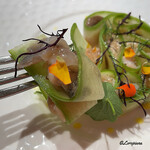 プチレストラン ブーケ・ド・フランス - 北寄貝と青首大根のサラダ仕立て