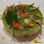 プチレストラン ブーケ・ド・フランス - 北寄貝と青首大根のサラダ仕立て