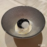 プチレストラン ブーケ・ド・フランス - 毛蟹の剥き身のパルフェにキャビア､カリフラワーのソース