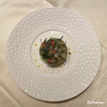 プチレストラン ブーケ・ド・フランス - 北寄貝と青首大根のサラダ仕立て