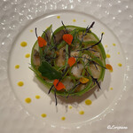 プチレストラン ブーケ・ド・フランス - 北寄貝と青首大根のサラダ仕立て